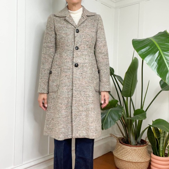 Yoshi Kondo Paris Tweed Mid-length Coat XS - Picture 2 of 8